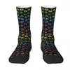 Chaussettes pour hommes D20, ensemble de dés, motif unisexe, impression 3D, chaussettes amusantes à Tube central