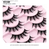 False Eyelashes GROINNEYA 5/10 pairs of natural fake eyelashes manga eyelashes 3D artificial mink eyelashes soft wings natural real eyelash extension Q240425