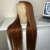 Brazilian 13x4 Lace Front Human Hair Wigs180% Straight Brown Colored Lace Frontal Wigs Red /blonde Synthetic Wigs for Black Women PrePlucked