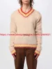 Pulls pour hommes V-Col V Mohair Pull à manches longues Hommes Femmes 1 1 Sweat-shirts décontractés de haute qualitéYolq