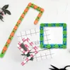 Fidget Snake Puzzle Wacky Tracks Snap and Click Jouets sensoriels Enfants Adulte Anxiété Soulagement du stress TDAH a besoin de fête éducative F1130070