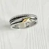 Designer David Yumans Yurma Bijoux Bracelet XX 925 STERLING Silver Twisted Cross x Ring Classic Ring