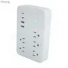 Power Kabel Plug Hot Selling Thuisgebruik 16A Smart WIFI Stekkerdoos 5 Manieren NEMA5-15R Socket Stekkerdoos met USB Type C YQ240117