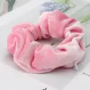 Pocket Scrunchies med blixtlås stash krossande hårband Satin Silk Sports Dance Scrunchie Hairband ZZ