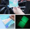 New 20pcs Car Stickers Auto Moto Decor Car Motorcycle Wheel Reflective Strips Colorful Hub Stickers Universal Night Driving Wheel