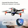 RG600 Pro kontrolowany elektronicznie podwójnie cyfrową fotografię z podwójnego rozdzielczości dron składania, pozycjonowanie przepływu optycznego, inteligentne unikanie przeszkód