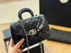 Designer Bag Luxury Women Messenger Bag Shoulder Bag Flap Tote Black Wallet Classic Ladies Square Stripe