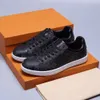 LUXEMBOURG sneakers canvas shoes Eclipse Grey men sneaker flowers debossed leather designer luxury shoe hot top quality trainer