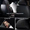 Car Seat Covers 11PCS 5 Seats Automobiles Protector Deluxe PU Leather Front Rear Full Set SUV Truck Cushion