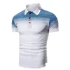 Męskie polo męskie mody Top koszulę noszenie koszule golfowe Tshirt dla mężczyzn Wysokiej jakości 230328 DROP PRODEKTA