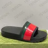 Designer Slippers Heren Dames Slippers Zomer Sandaal Strand Glijbaan Plat Platform Dames Badkamer Thuis Schoenen Slippers Gestreepte Tijgerbij Causale Slipper EU47 Met Doos 311