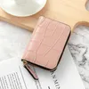 Fashion Bag Women Mini Crocodile Multifunktionell antidemagnetisering Multi-kort Drivrutiner Licens Vintage Bank Card Case 012024A