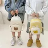 Bolsas coreano lona crianças mochila kawaii crianças bolsas para menina jardim de infância menino mochila dos desenhos animados urso coelho saco da criança 2023