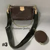 Bolso bandolera de cuero de primera calidad 3 en 1 para mujer, bolso de hombro con cadena, bolsos de mensajero