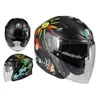 Full Face Open New Agv k Double Lens Half Helmet Motorcycle Helmet Men's Safety Helmet Motorcycle Running Helmet Sun Moon Rolla V9LC