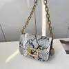 Designer Tote Women's Shoulder Bags Luxury Tote Handbags Handbags Leather Handbags Snake Shopping Bags Mirror High Quality Fashion Satchels