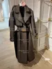 Designer Women Trench Coat Woman Windbreaker Jacket B Letters Classic Loose Belt Coat Female Long Trenchs Coat