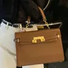 Designerväska Manhattan axelväskor Topphandtag på tygväska krokodil handväskor messenger väska äkta läder klaff hobo satchel väska crossbody