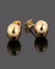 Whole Stud 10mm Ball Earring 18 K yellow Fine Gold Shape Classic Design Earrings For Women Jewelry288v46239384190547