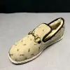 fuzzy enkel laars winter dames casual schoenen nieuwe stijl luxe dames ontwerper schapenvacht warme fleece schoen vintage topkwaliteit sneeuwlaarzen platte loafers met doos