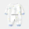 pulover rompers for nechn cotton print baby boy boys girls close sleeve cute girt boy boy phemsuit come infant Onesies 0-6m Spring H240508