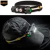 SOFIRN H25L USB Rechargeable 1200LM Headlamp with 18650 Battery Dual LH351D 90CRI 5000K Head Flashlight Camping Fishing Torch 240117