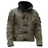 High Quality Military Tactical Jacket Men Waterproof Wear-resistant Multi-pocket Bomber Jackets Outdoor Hiking Windproof Coat 240117