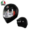 Full Face Open Agv Helmet k Motorcycle Racing Full Helmet Full Coverage Anti Fog Men and Women All Seasons Full Helmet Sports Car Helmet Motorcycle Running Helmet UC61