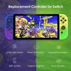 Controladores de jogo Controlador de alça para switch sem fio com vibração dupla Wake-Up / Telas / Controle de movimento durável