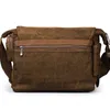 Ruil Men Canvas Multifunction Crossbody Bag Retro Handbags Travel Wear Resistance Shoulder Messenger Bags Leisure Package bolsa 240117