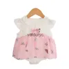 Set Lawadka 3m 6m 9m cotone+mesh baby girl bodysuits estate baby indossare abiti da salto per bambini per ragazze roupas infantil 2022 new h240508