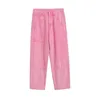 Summer Pink Jeans Men Fashion Retro Pocket Cargo Jeans Men Streetwear Hip Hop Loose Straight Denim Pants Mens Trousers S-3XL 240117