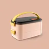 Stoviglie Lunch Box Contenitore sano Bento per riscaldamento a microonde multistrato in acciaio inossidabile