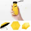 Umbrellas Women Flat Protable Parasol Umbrella Mini Lightweight Folding 5 Fold Travel Sunshade Pocket