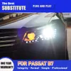 Lâmpada principal do carro para vw passat b7 led conjunto do farol 11-15 drl luz de circulação diurna dinâmico streamer indicador de sinal de volta