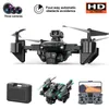 Wryx 2023 novo ky605s zangão três câmera profissional hd evitar obstáculos fotografia aérea dobrável quadcopter presente brinquedo uav