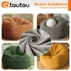 OTAUTAU adultes enfants velours côtelé Pouf couverture sans remplissage Pouf Pouf chaise bouffée Salon coin siège jeu film Sac DD005 240116