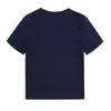 2024 Summer Children Plaid T-shirt ins pojkar Bomull Kort ärm Casual Tees Fashion Kids All-Matching Clothes S1049