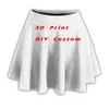 Full 3D Print DIY Niestandardowe kobiety ElgantcasuSexyboho spódnice cosplay impreza spódnica kawaii żeńska mini spódnice krótkie pod noszenie 240117
