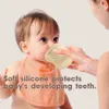 Mère enfants Silicone bébé tasses d'alimentation bouteille d'eau pour les enfants une tasse d'apprentissage née gratuite articles 240117