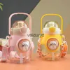 Bottiglie d'acqua Bottiglie d'acqua da 820 ml per bambini con cannuccia Carino grande capacità Kawaii Cartoon Student School Travel Kids BPA Free Drink Cupvaiduryd