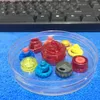 Tomy Beyblade Rubber Sharp Accessories 10 delar Limited Edition Collect 4D Metal Fight 240116