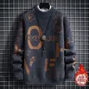 Sweaters Men Autumn Solid Color Wool Sweaters Slim Fit Men Street Wear Mens Clothes Knitted Sweater Men Pullovers