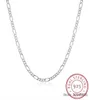 2021 SMTCAT 925 STERLING SILVER 2mm Figaro Chains Necklace Fine Jewelry R Chain Necklaces 16 24 249U2078438