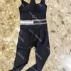Patchwork-Gurtband-Yoga-Outfits, schnell trocknende Trainingsanzüge, sexy gepolsterte Fitness-BH-Leggings, 2-teiliges Set für Damen
