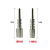 Titanium GR2 Tip Nail Smoking 10mm 14mm 18mm Premium Grade 2 Tips Ti Nails for Glass Nectar Collector Epacket Free BJ