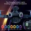 Drone H117 avec double caméra, évitement d'obstacles Intelligent, moteur sans balais, lumières colorées, parfait pour les débutants