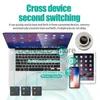 Tastaturen Bluetooth 5.0 2,4G Wireless Tastatur und Maus Combo Mini Multimedia Tastatur Maus Set für Laptop PC TV iPad Macbook Android J240117