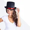 Top Hat Black Fedora Sihirbazı Kutlama Sokak Pografisi 13mc