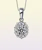 Yhamni Luxury 925 Sterling Silver Pendant Necklace Top Quality CZダイヤモンドウェディングネックレスシルバーファインジュエリーN0213902365